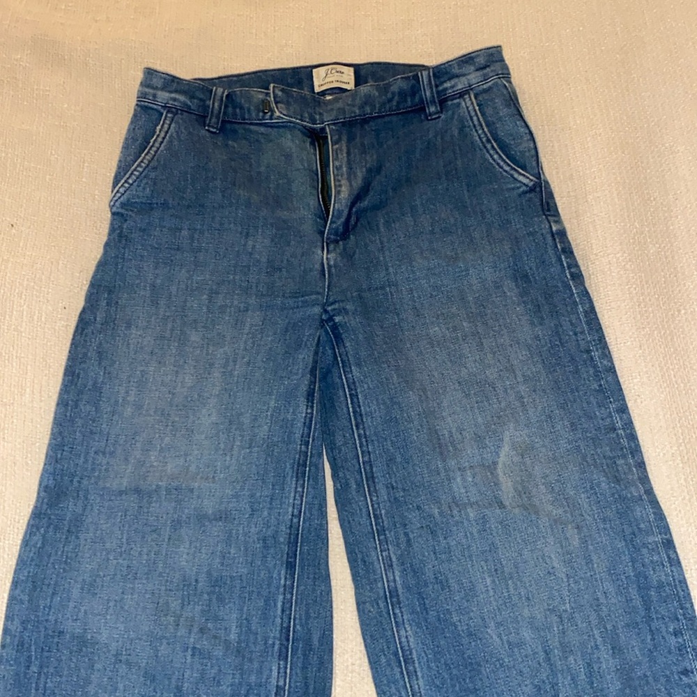 J. Crew Cropped Jean Trouser